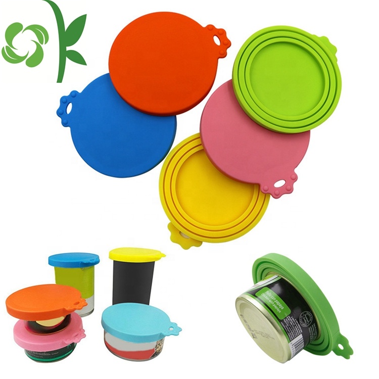 Oem Reusable Silicone Pet Food Can Lid