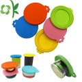 Universal Reusable Silicone Pet Food Can καπάκι