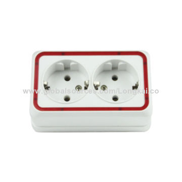 European Design Two-hole Socket, CE Certified