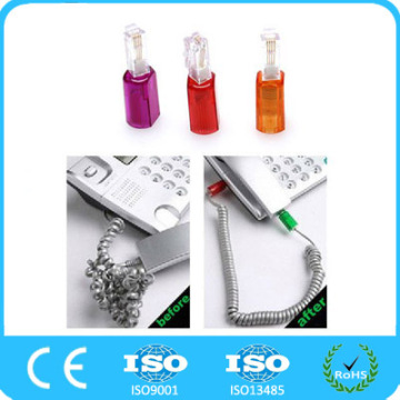 Anti-Tangle Anti-Twist Telephone Cord Connector, Telephone Cord Untangle, Adapter Telephone Adapter