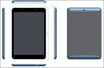8inch 3g 3D android4.4 tablet without glasses for 3D movies