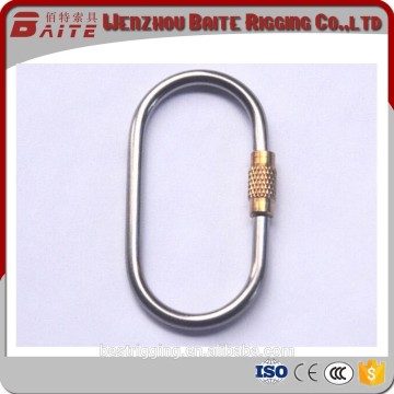 BAITE 3mm High quality steel oval quick link for setting up eight ring rappel