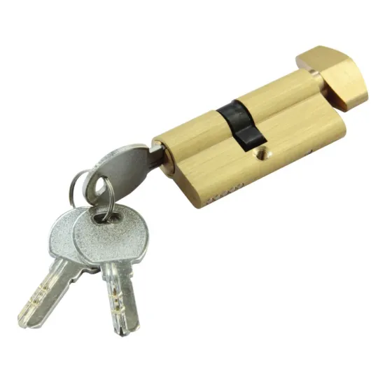 DDK01 Zinc Alloy Double Open Brass Cylinder Key Lock Cylinder