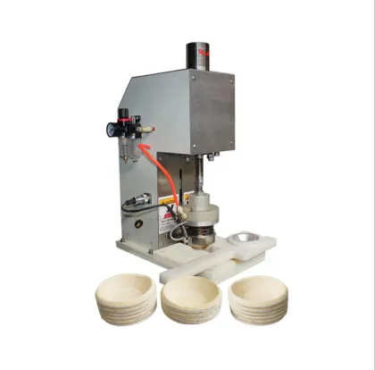 Dough Press Machine for Croute Tarte and Egg Tart Shell Formation