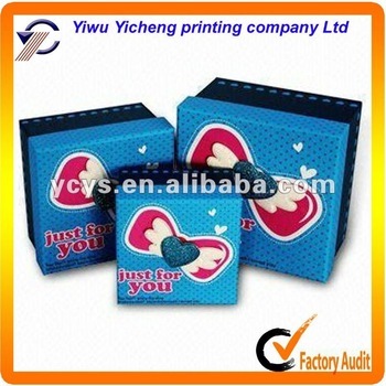 luxury paper gift cardboard packaging box custom