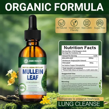 Digestive Enzymes Drops with Mullein Leaf Extract