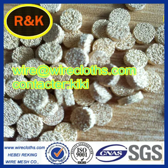brass/stainless steel sintered porous disc filter(free sample)