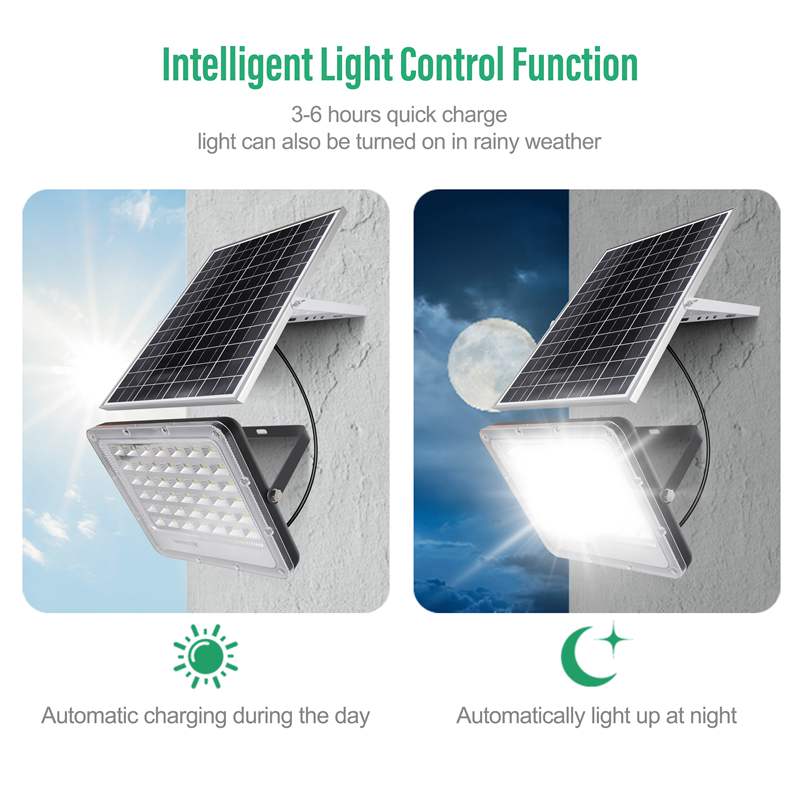 Smart Bright Solar Flood Light