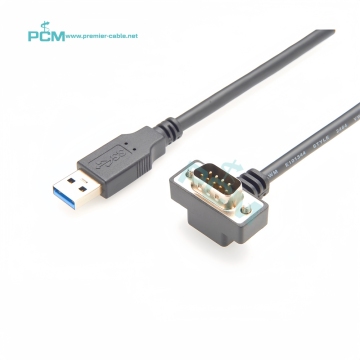 Industrial RS232 USB to DB9 Male 4Pin Down-Up Angle 90 Degree FTDI Serial Cable: A Comprehensive Guide and Product Overview