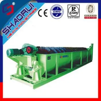 Shaorui High Weir Spiral Classifier Used for Separating Minerals From