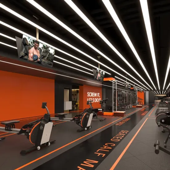 High-Quality Aluminum Modern Ceiling LED Linear Pendant Light (120cm) - Surface Mounted