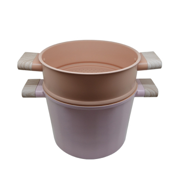 Die Casting Classic Non-Stick Round Casserole Steamer
