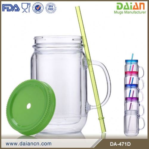 plastic beer cup with handle