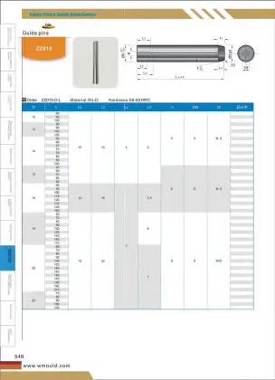 Plastic Mould Steel Dme Standard Guide Pins