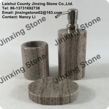 Bathroom Accessories in Marble Marble Soap Dispenser Pump Stone Soap Dish Natural Stone Mug Tumbler