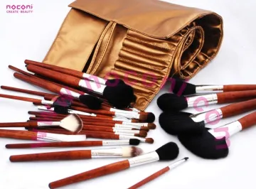 Private label 32pcs high quality goat hair makeup brushes makeup kit makeup brush set