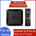 Best x96q Android 10.0 tv box iptv box Allwinner H313 1G 8G 2G 16G X96 Q neo tv pro Mail-G31 MP2 smart ip tv set top box