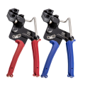 Ferramenta de gravata de cabo de aço inoxidável de aço inoxidável de 100pcs para cabos de metal, tensionamento e corte