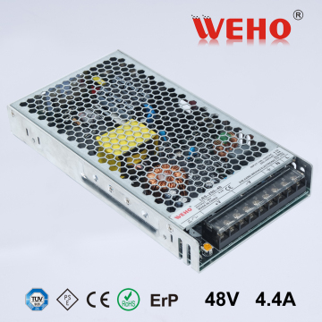 30mm slim type LRS-200-48 ac/dc 200w 48v power supply single output