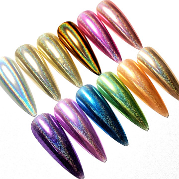 Wholesale Shiny Solid Magic Mirror Nail Powder: Colored Acrylic Powder for Nails