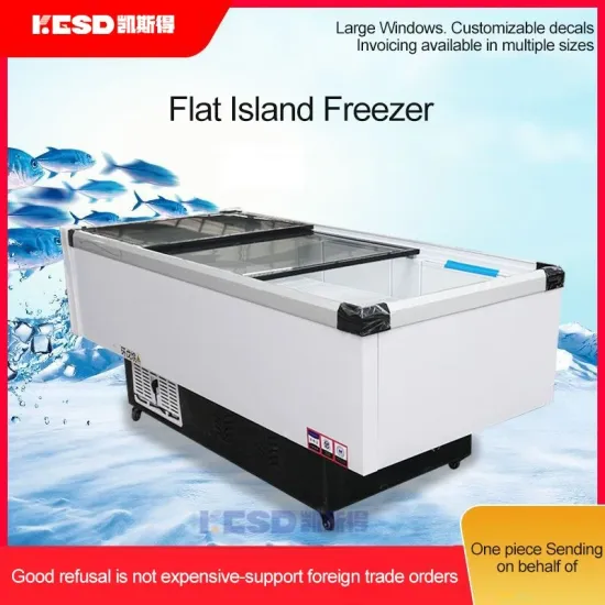 Automatic Defrost Island Freezer Display