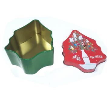Factory Custom Tin Christmas Tree Tin Box Packaging