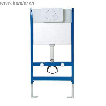 Front access dual flush wall hung toilet flush toilet cistern