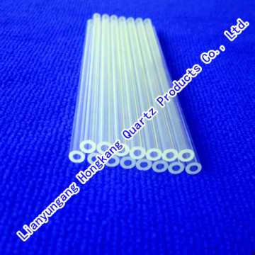 Quartz Glass Tubes for Sale, Fire Polished Quartz Glass Rings, Transparent Heat Resistant Silica Pipe