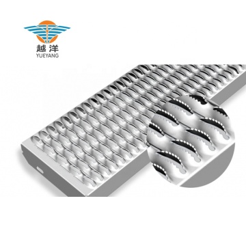 Non-Slip Perforated Steel Stair Treads