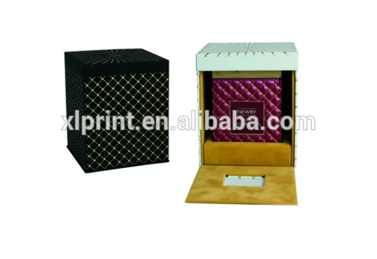 fancy cardboard packaging box with window display