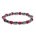 Bracelet de perle de gallstone noir