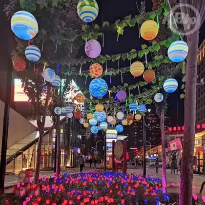 LED Luminous Planet lights