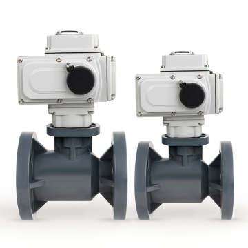 High-Performance UPVC Electric Flange Ball Valve