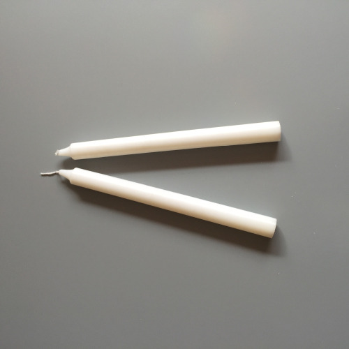 Dark Lighting White Stick Household Taper Candles