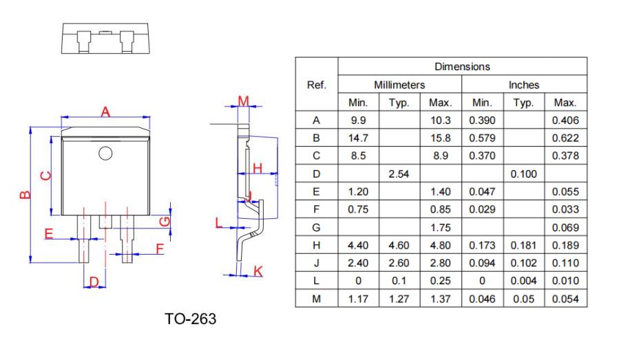 YZPST-BTA216B-800B TO-263