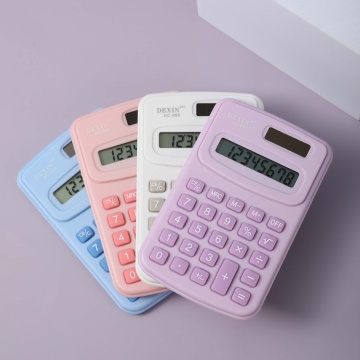 8-Digit Handheld Basic Calculator for School Students and Kids