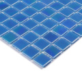 Blue Color Glass Mosaic Iridescent Swimming Pool Tile