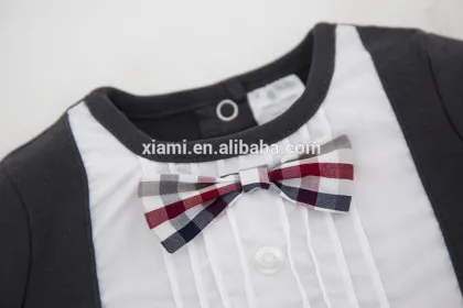 hot sale 100%cotton handsome bow tie baby products