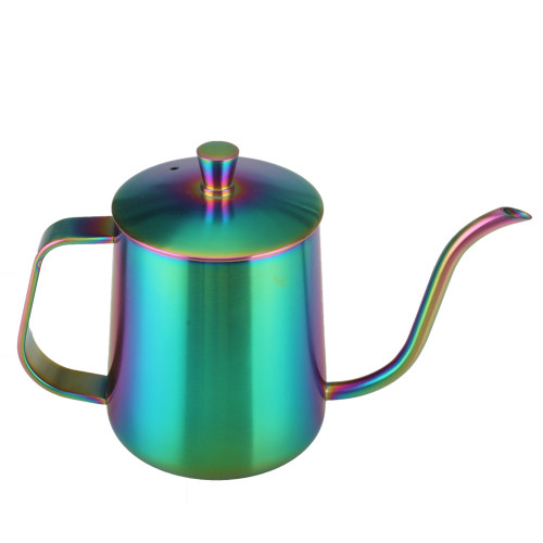 Rainbow Colorful Long Narrow Spout Coffee Pot