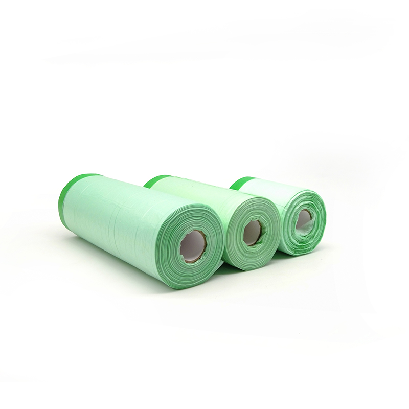 Green Masking Film With Tape