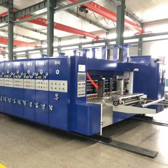 Automatic 4 Color Printer Slotter and Die Cutter Machine for Carton Box Production