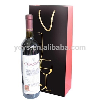 high quality paper wine bag,paper wine bottle bag wholesale