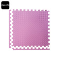 Tapis de verrouillage en mousse EVA rose pour exercice de fitness