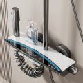 Exposed Rainfall Digital Display Bathroom Shower Set