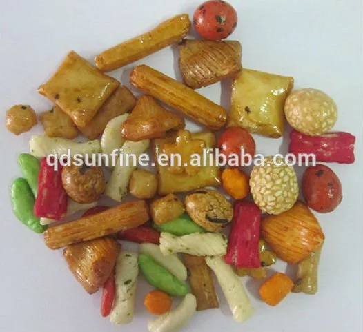 Crispy rice crackers/rice cracker coated peanuts/ rice cracker price
