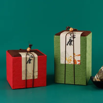Premium Zongzi Tea Box: High-End Luxury Gift Carton for Gourmet Packaging