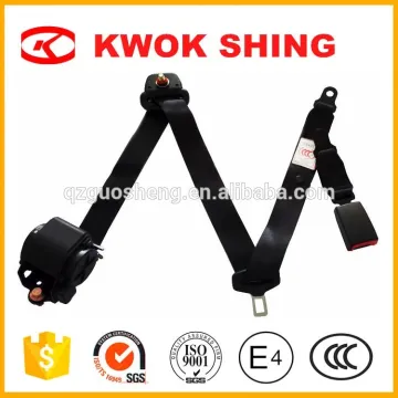 With Emark certification, universal 3 points emergency locking vehicle safety belt