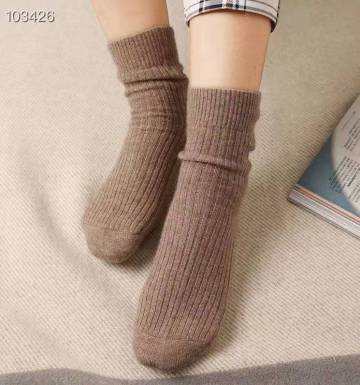 Luxury Knitted Cashmere Sock