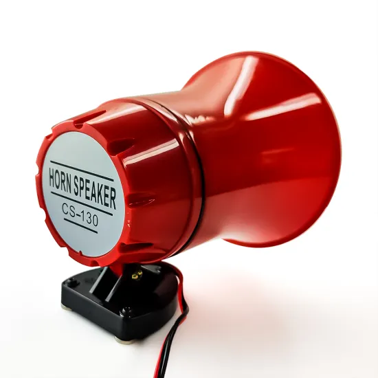 Portable 50W Red Car Horn Speaker for Trucks and Vehicles