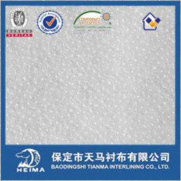 50%nylon&50%polyester non woven fusing interlining fabric